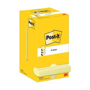 3M R330CY Post-it Z-notes / 76 x 76 mm / geel / 12 x 100 vel