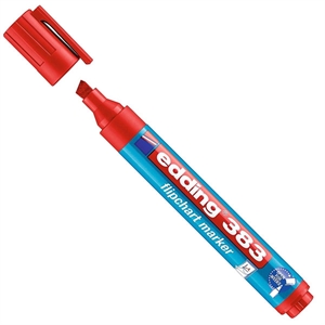 Edding 383 flipchart marker / rood / beitelvormige punt / 1-5mm