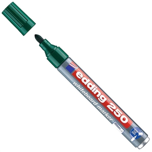 Edding 250 whiteboard marker / groen / ronde punt / 1,5 - 3 mm