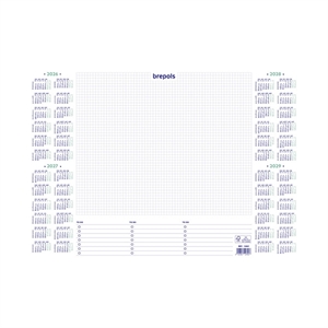 Brepols bureau onderlegblok / 50 x 35 cm / 2026 – 2028