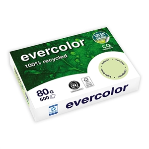 Clairefontaine Evercolor gerecycled papier / lichtgroen / A4 / 80 gr. / 500 vel