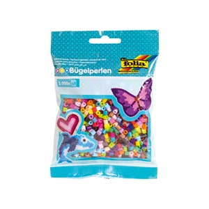 Folia 73209 strijkkralen assorti / 2000 stuks