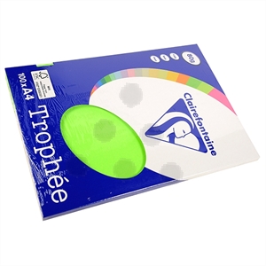 Clairefontaine papier / fluo groen / A3 / 80 gr. / 500 vel