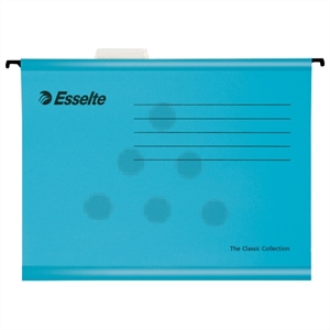 Esselte 90376 Classic versterkte hangmap / 210 grams karton / blauw / 25 stuks