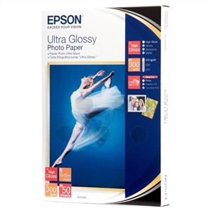 Epson S041943 fotopapier / ultra glanzend / 10 x 15 cm / 300 gr. / 50 vel