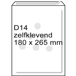 Raadhuis 306614 luchtkussen envelop / zelfklevend / D14 / 180mm x 165mm / 100 stuks