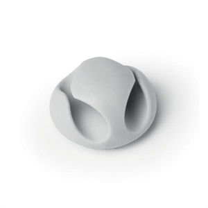 Durable 5038-10 Cavoline clip 2 / kabelhouder / kunststof / grijs / 6 stuks