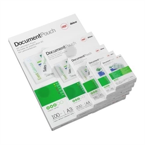 GBC creditcard lamineerhoes / glanzend / 54 x 86 mm / 2x250 micron / 100 stuks