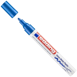 Edding 750 paint marker / blauw / ronde punt / 2-4 mm