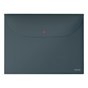 Leitz 47090089 Cosy Privacy documentenenvelop / A4 / polypropyleen / fluweel grijs / 50 vel