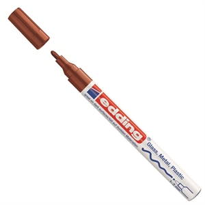 Edding 751 paint marker / bruin / ronde punt / 1-2 mm