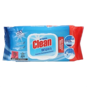 At Home Clean Multi-Cleaning schoonmaakdoekjes / 55 stuks