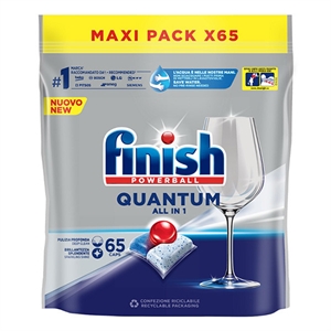 Finish Quantum All-in-1 vaatwastabletten / Regular / 65 tabs