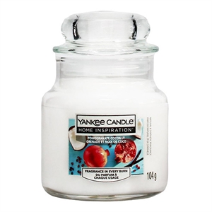 Yankee Candle Home Inspiration geurkaars / Pomegranate Coconut / Small Jar / 104 g