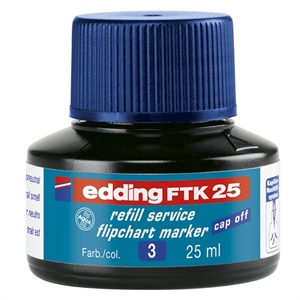 Edding FTK 25 navulling / flipchart marker / blauw / 25ml