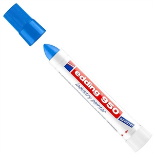 Edding 950 industriële paint marker / blauw / ronde punt / 10 mm