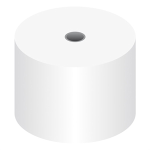 Kangaro telmachinerol K-6009 / wit / 44 x 70 x 12mm / 50 rollen