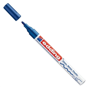 Edding 751 paint marker / blauw / ronde punt / 1-2 mm
