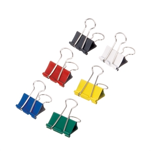 Maul 2133299 papierklem / 32 mm / metaal / assorti / 12 stuks