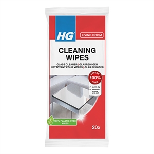 HG Glasreiniger doekjes / 20 Stuks