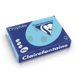 Clairefontaine papier / helblauw / A4 / 80 gr. / 500 vel