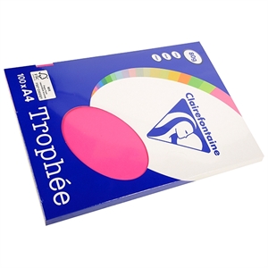 Clairefontaine papier / fuchsia / A4 / 80 gr. / 100 vel