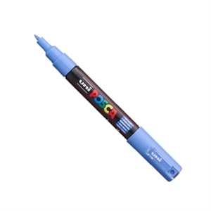POSCA PC-1MC verfmarker / hemelsblauw / conische punt / 0,7 - 1 mm