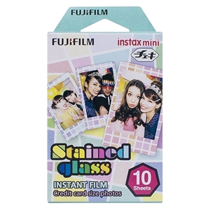 Fujifilm instax mini film / Stained Glass / 10 vel