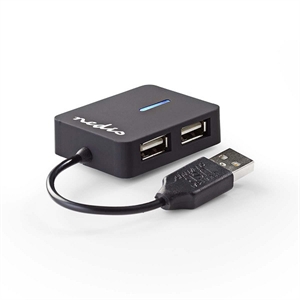 Nedis USB 2.0-hub / compact / 4 poorten