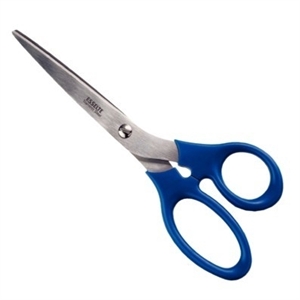 Esselte 82123 schaar / kunststof handvat / blauw / 23cm