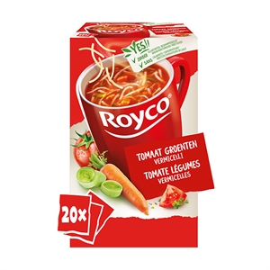 Royco Classic tomaat groenten vermicelli / 20 stuksat groenten vermicelli | 20 stuks