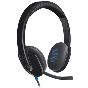 Logitech H540 headset / bekabeld / USB / zwart