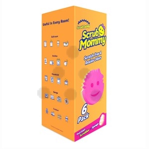 Scrub Daddy / Scrub Mommy sponzen / roze / 6 stuks