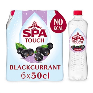 Spa Touch Sparkling Blackcurrant fles / 500 ml / 6 stuks