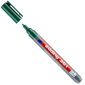 Edding 361 whiteboard marker / groen / ronde punt / 1 mm