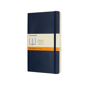 Moleskine IMQP616B20 large notitieboek / blauw / blanco vellen