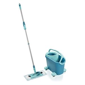 Leifheit clean twist vloerwisser M ergo set met wieltjes / klittenband / 33 cm
