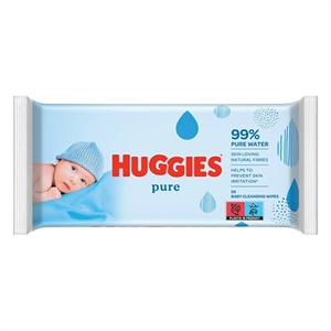 Huggies billendoekjes Pure / 56 stuks