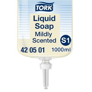 Tork 420501 vloeibare zeep / geparfumeerd / geschikt voor Tork S1 dispenser / 1 liter