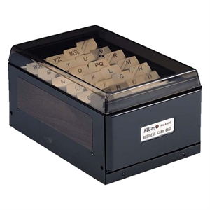 KW-Trio 194400 visitekaarthouder / metaal / tot 400 kaartjes / 1 vak