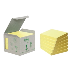 3M R330 Post-it Z-Note / 76x76 mm / geel / 6 x 100 vel
