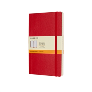 Moleskine IMQP616F2 large notitieboek / gelinieerd / softcover / rood