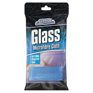 Car Pride microvezel glasdoek / blauw / 1 stuk