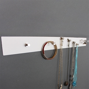 Maul 6204002 magnetische wandlijst / magnetisch / metaal / wit / 100 cm