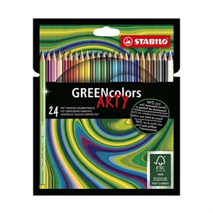 Stabilo Greencolors ARTY kleurpotloden / 24 stuks