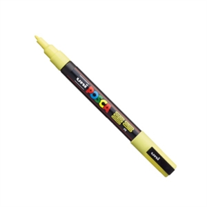 POSCA PC-3M verfmarker / zonnegeel / ronde punt / 0,9 - 1,3 mm
