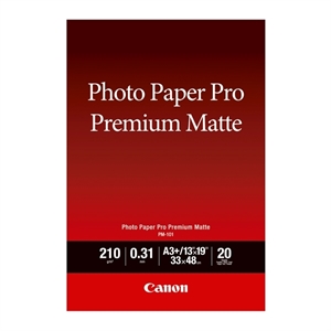 Canon PM-101 premium fotopapier / mat / A3+ / 210 gr. / 20 vel