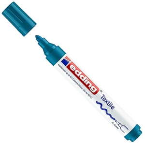Edding 4500 textielmarker / oriëntaal blauw / ronde punt / 2-3 mm