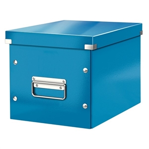 Leitz 6109 cube opbergdoos / blauw / medium