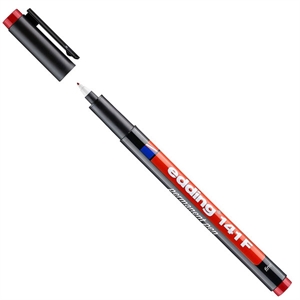 Edding 141F OHP marker / rood / ronde punt / 0,6 mm